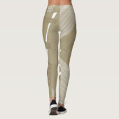 ボヘミアンチンツイラストレーションダスティニュートラルブラウン レギンス (裏面)