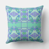 ボヘミアンチンツニュー薄紫スペアミント クッション (裏面)