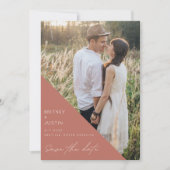 ボヘミアンテラコッタアーチ結婚写真 セーブザデート (正面)