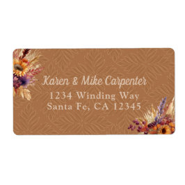 ボヘミアンテラコッタサンフラワー ラベル