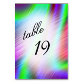 ボヘミアンテーブルナンバー テーブルナンバー (裏面)