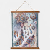 ボヘミアンテーマのドリームキャッチャー 吊り下げ型タペストリー (正面)