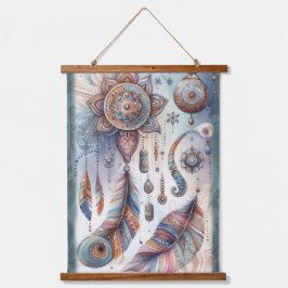 ボヘミアンテーマのドリームキャッチャー 吊り下げ型タペストリー