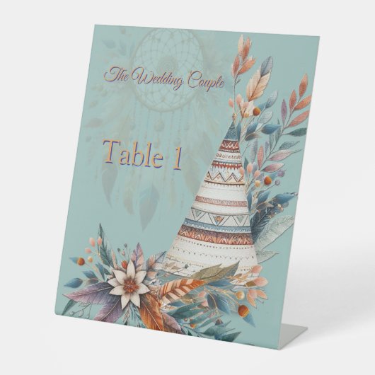 ボヘミアンテーマの夢想家 台座サイン (正面)