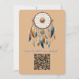 ボヘミアンテーマの夢想家 招待状