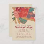 ボヘミアンテーマド招待状バチェロレッテ 招待状 (正面/裏面)