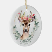 ボヘミアンディアーフローラ王冠 セラミックオーナメント (右)