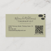 ボヘミアントランタル抽象芸術 名刺 (裏面)