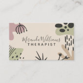 ボヘミアントランタル抽象芸術 名刺 (正面)