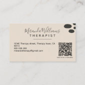 ボヘミアントランタル抽象芸術 名刺 (裏面)