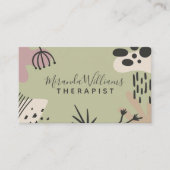 ボヘミアントランタル抽象芸術 名刺 (正面)