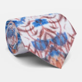 ボヘミアントロピカルろうけつ染めスタイルアートプリント ネクタイ (ロール)