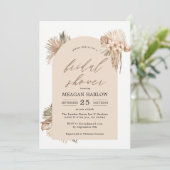 ボヘミアンドライパーム葉ブライダルシャワー 招待状 (スタンド正面)