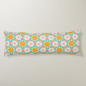 ボヘミアンドリームアクアピンクオレンジ抱き枕 ボディピロー (裏面)