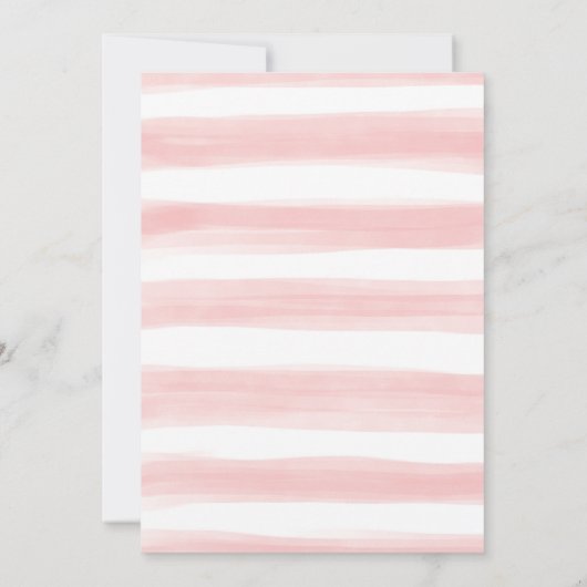 ボヘミアンドリームキャッチャー海軍赤面金ゴールドベビーシャワー 招待状 (裏面)