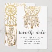 ボヘミアンドリームキャッチャー 偽金箔 Save The Date セーブザデート (正面/裏面)