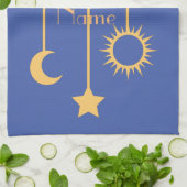 ボヘミアンドリームキャッチャーThunder_Cove キッチンタオル (折り畳み)