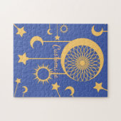 ボヘミアンドリームキャッチャーThunder_Cove Napkins ジグソーパズル (横)