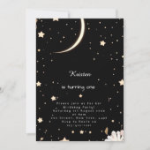 ボヘミアンナイトスカイギャラクティック誕生日 招待状 (正面)