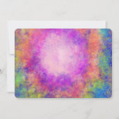 ボヘミアンネブラアート50と素晴らしい誕生日 招待状 (裏面)