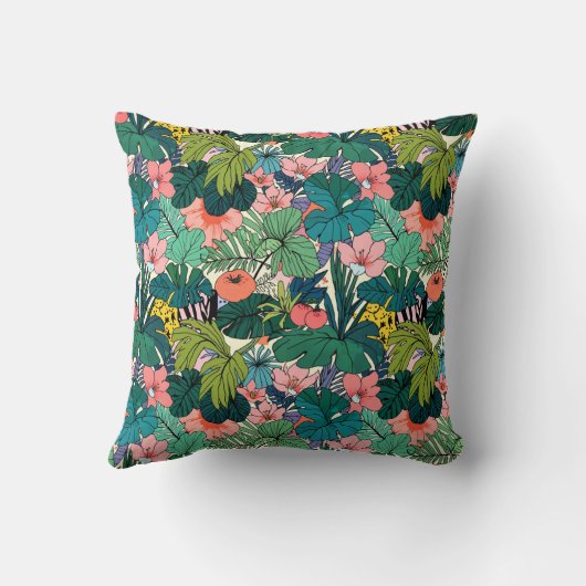 ボヘミアンハイビスカスウェディング クッション (裏面)