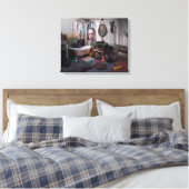 "ボヘミアンバスブリス – フェアリーとエレガンスフェミニン キャンバスプリント (インサイチュ (寝室))