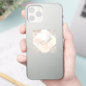 ボヘミアンバタフライデザインオンシール シール (スマートフォン)
