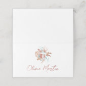 ボヘミアンバプテスムボホ《キリスト教》洗礼式や命名式花 プレイスカード (外部開封)