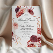 ボヘミアンバラマルサラブライダルシャワー 招待状