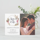 ボヘミアンバラリース日付の写真カードを保存 セーブザデート (スタンド正面)