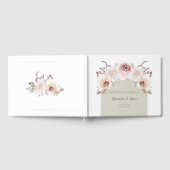 ボヘミアンバラ結婚アーチズ ゲストブック (全面)