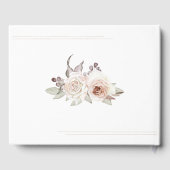 ボヘミアンバラ結婚アーチズ ゲストブック (裏面)