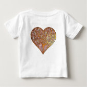 ボヘミアンバレンタインウィムジー3D ベビーTシャツ (裏面)