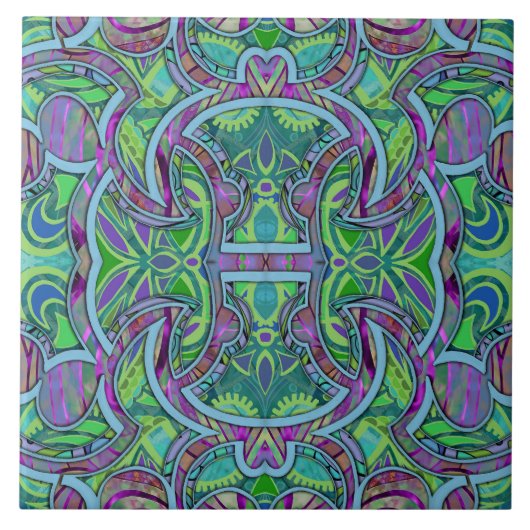 ボヘミアンパズルクートーン タイル (正面)