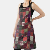ボヘミアンパッチワークオールオーバープリントエプロン エプロン (インサイチュ)