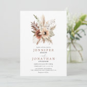 ボヘミアンパンパスグラスの写真 ウェディング 招待状 (スタンド正面)