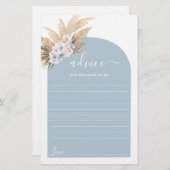 ボヘミアンパンパスグラスアドバイスのためのママはカードになる (正面/裏面)