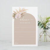 ボヘミアンパンパスグラスアドバイスのためのママはカードになる (スタンド正面)