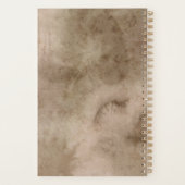 ボヘミアンパンパスグラスウォーターウェディングプランナー プランナー手帳 (裏面)