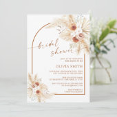 ボヘミアンパンパスグラステラコッタブライダルシャワー 招待状 (スタンド正面)