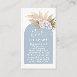 ボヘミアンパンパスグラスブックス男の赤ちゃんカード エンクロージャーカード