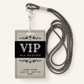 ボヘミアンパーティーVIPすべてのアクセスパスイベントIDバッジ バッジ (正面ランヤード)
