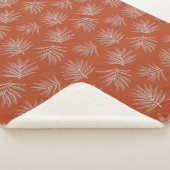 ボヘミアンパームパターン シェルパブランケット (3/4)