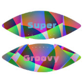 ボヘミアンヒッピサイケデリックーレインボーフットボール アメリカンフットボール (パネル)