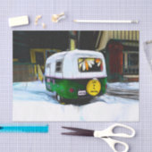 ボヘミアンヒッピーのキャンパーの生活は旅だけ行く 薄葉紙 (クラフト)