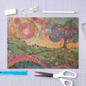 ボヘミアンヒッピー旋回分離 薄葉紙 (クラフト)