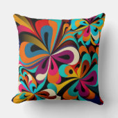 ボヘミアンヒッピー装飾用クッションインカラー鮮やかズ クッション (正面)