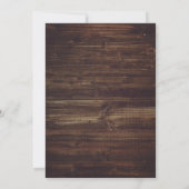 ボヘミアンピンクのメイソンジャー フラワーウェディング 招待状 (裏面)