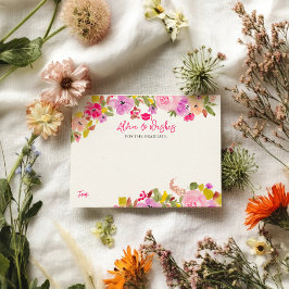 ボヘミアンピンクローズ卒業アドバイスの願い エンクロージャーカード