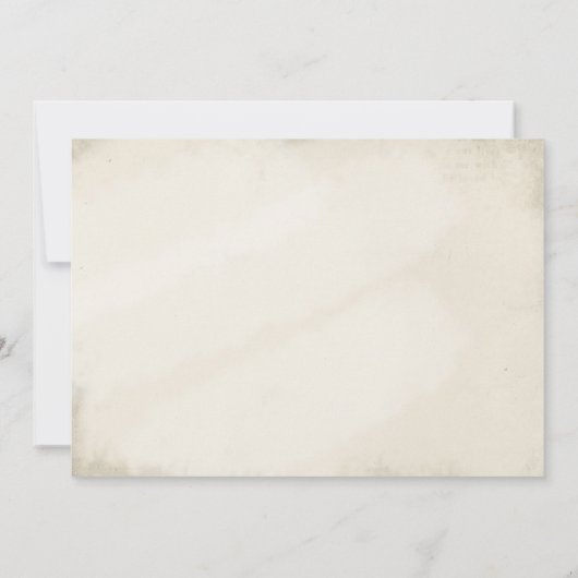 ボヘミアンピーコックフェザーエレガントティール(緑がかった色)結婚ズ セーブザデート (裏面)